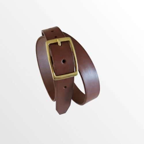 ceinture marron en cuir garantie à vie made in france