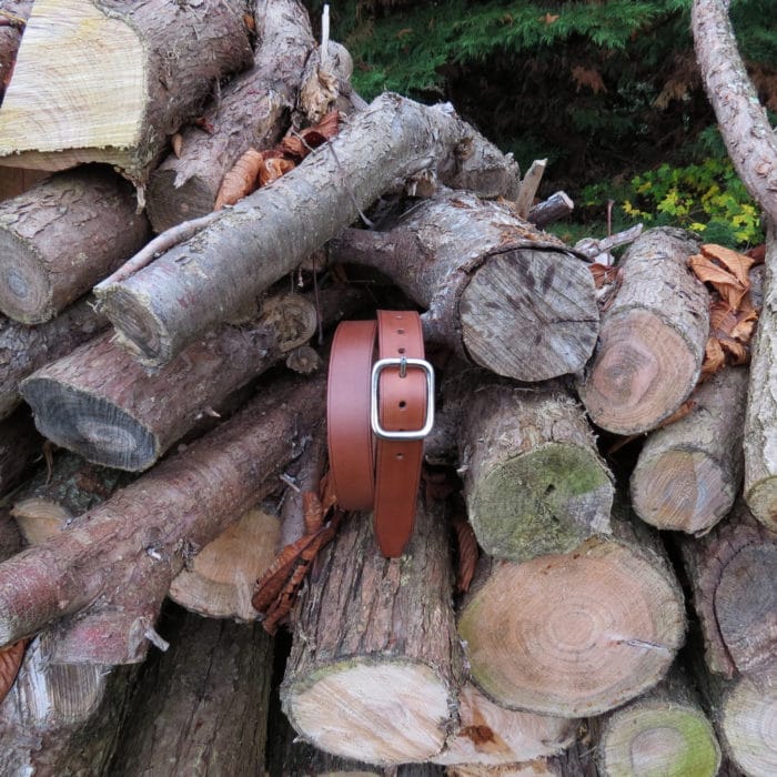 ceinture made in france marron